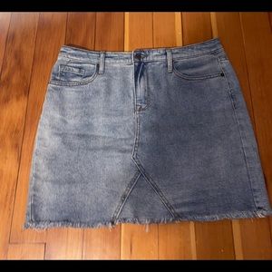 High Waisted Denim Skirt